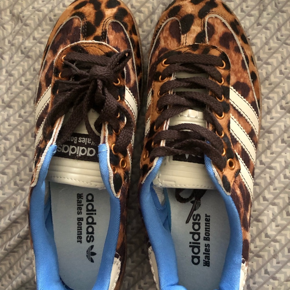 Adidas x Wales Bonner Samba Pony Leopard Sneakers - Picture 14 of 15